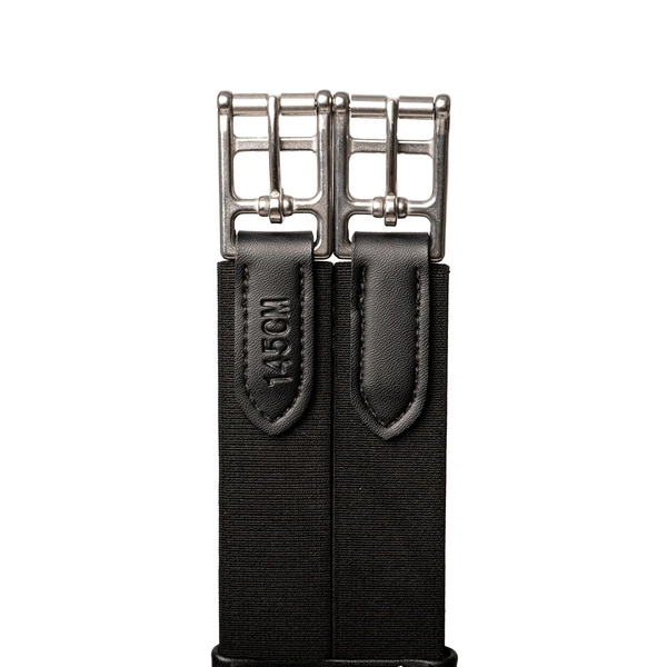 Kentucky anatomiczny popręg Anatomic Stud Girth z fartuchem - czarny