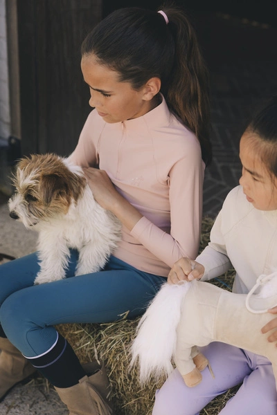 Dziewczęce bryczesy z pełnym lejem Kentucky Sammy - jasny fiolet