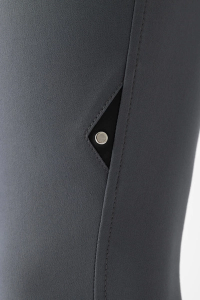 Męskie bryczesy Equiline Willow lej kolanowy X-Grip - szare