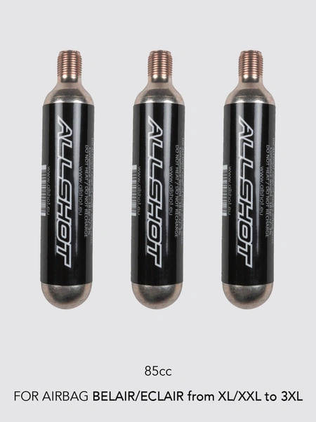 Equiline wymienne naboje do kamizelki Airbag Kit 3× 85 CC cartridges