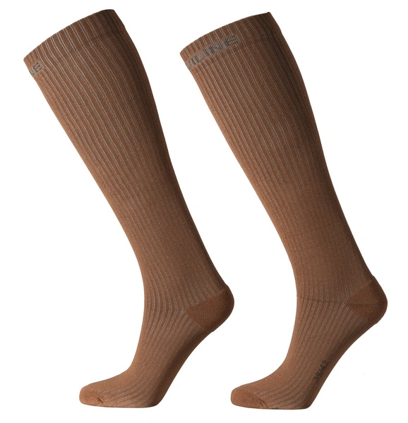 Skarpety Equiline Equerte Ribbed - beżowe