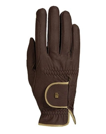 Rękawiczki Roeckl Lona - brown/gold