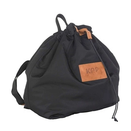 Torba na kask KEP Italia Twill/Leather - czarna