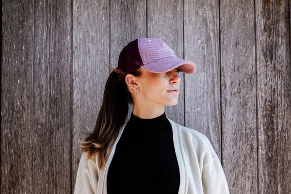 Kentucky czapka Trucker Wool - pudrowy róż