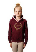 Bluza Hoodie dziecięca Joline - bordowa
