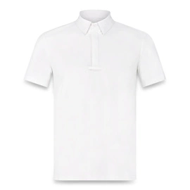 Męska koszula konkursowa z krótkim rękawem Kentucky Classic - biała