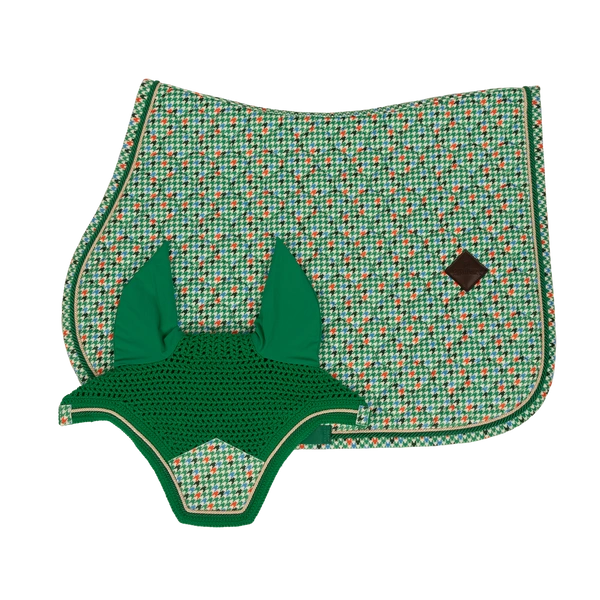 Kentucky czaprak Velvet Pied-de-Poule- jasny zielony