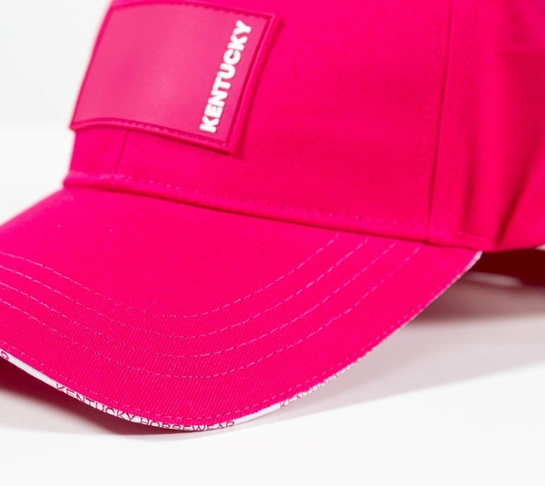 Kentucky czapka Rubber Logo - różowa