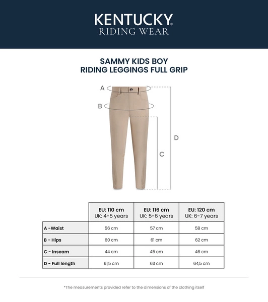 Chłopięce bryczesy z pełnym lejem Kentucky Sammy - beżowe