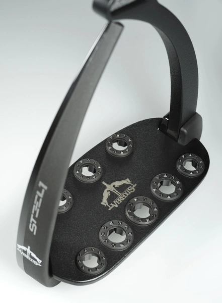 Strzemiona Veredus Vita Stirrup Steel1 Dark - czarne