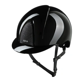 Kask KEP Smart NOVA Polish Star Black - czarny z czarnymi paskami