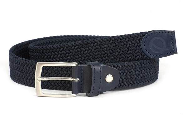 Pasek Eqode by Equiline elastyczny Danka - granatowy