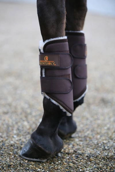 Kentucky ochraniacze Tournout Solimbra na przednie nogi - brązowe