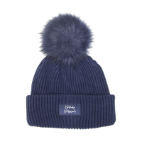Czapka zimowa Kentucky Pompom - granatowa