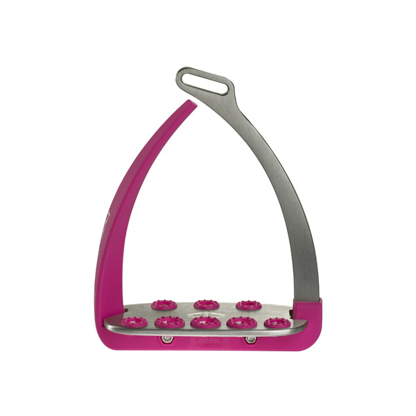 Strzemiona Veredus Vita Stirrup Steel1 - różowe