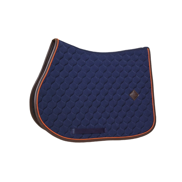 Kentucky czaprak Onion Quilt Neon Leather - granatowy