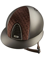 Kask KEP Cromo 2.0 POLO Matt New Milano Shining Velvet Collection - brązowy