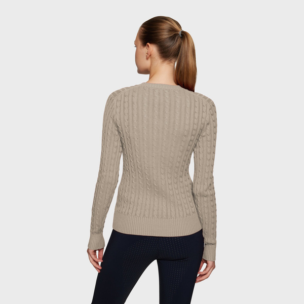 Sweter Samshield Lisa Twisted - beżowy