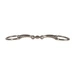 Velari wędzidło Eggbutt Double Jointed Stainless Steel 16 mm