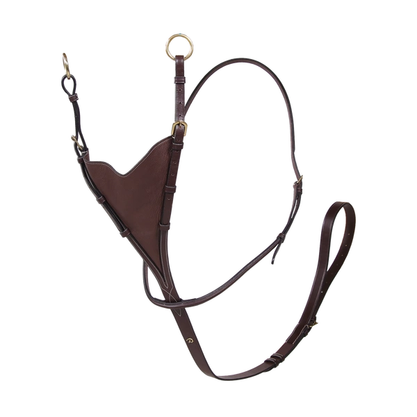 Miękki wytok Soft leather BIB Martingale Dy'on D Collection - brązowy