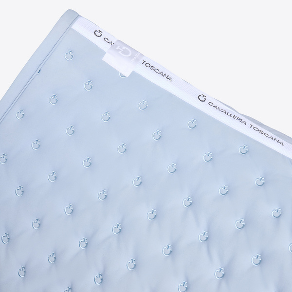 Czaprak Cavalleria Toscana Embrodery Quilted - błękitny