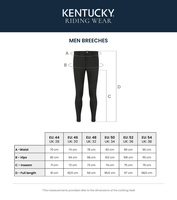 Męskie bryczesy Kentucky Mexico z lejem kolanowym - beżowe