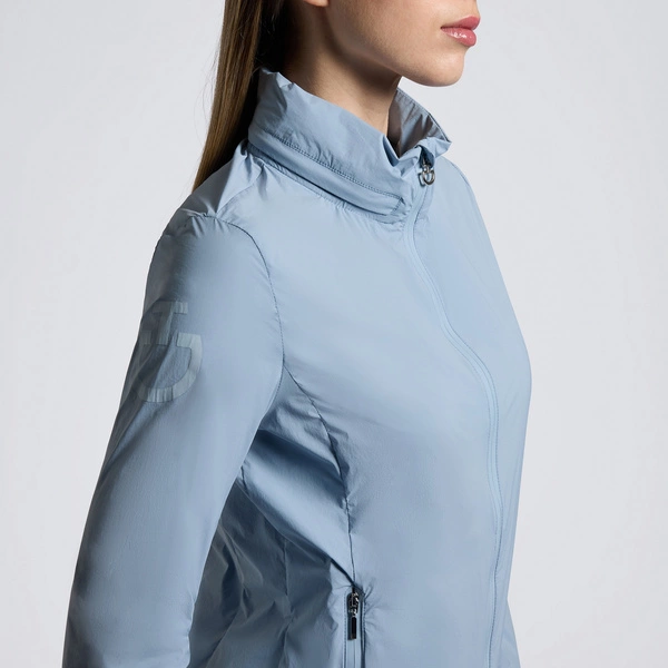 Letnia kurtka Cavalleria Toscana Heat Sealed K-Way GID308 - błękitna