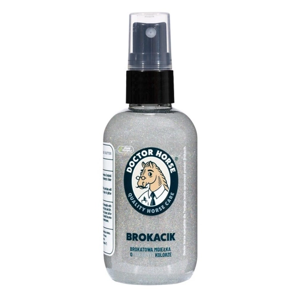 Brokacik 100ml Doctor Horse - srebrny