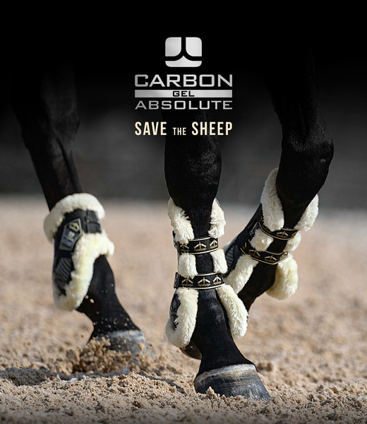 Veredus ochraniacze na przód Carbon Gel Absolute Save The Sheep - czarne