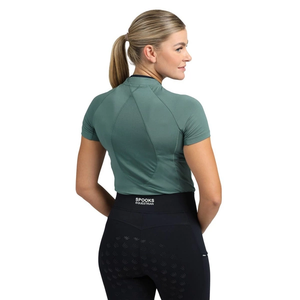 Techniczna koszulka treningowa Spooks Corah Short - zieleń cool green