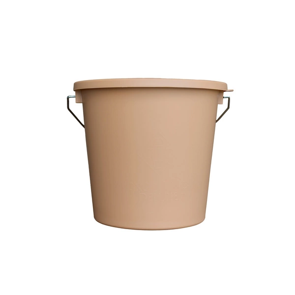 Wiadro z pokrywką 5 L Kentucky - beżowe