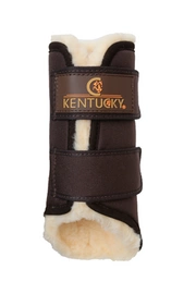 Kentucky ochraniacze Tournout Solimbra na zadnie nogi - brązowe