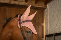 Nauszniki Kentucky Wellington Plaited Glitter Rope - pudrowy róż