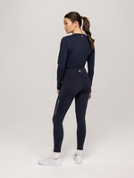 Ocieplane legginsy Tommy Hilfiger Vermont - granatowe