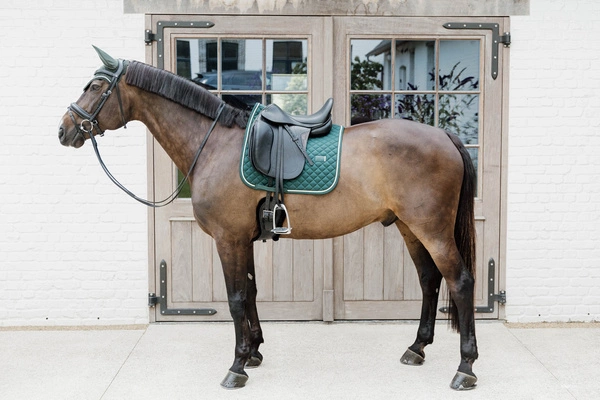 Kentucky nauszniki Wellington Diamond Rope - ciemnozielone