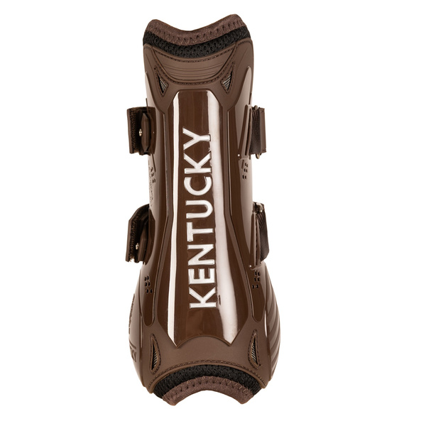 Kentucky ochraniacze Tendon Boots Bamboo Velcro - brązowe