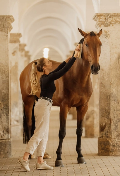 Szczotka nabłyszczająca do sierści - Kentucky Grooming Deluxe