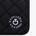 Czaprak Cavalleria Toscana Orbit Quilted - czarny z białym logo