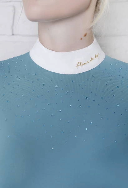 Koszula konkursowa Fleur de Lys Equestrian Holly - miętowa