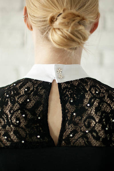 Koszula konkursowa Fleur de Lys Equestrian Flash - czarna