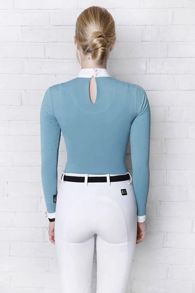 Koszula konkursowa Fleur de Lys Equestrian Holly - miętowa