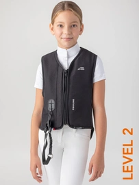 Dziecięca kamizelka ochronna wybuchowa Equiline Airbag BELKID L2 - czarna