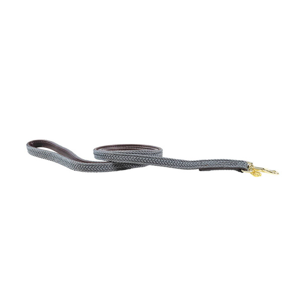 Pleciona smycz Kentucky Nylon 1,2m - szara