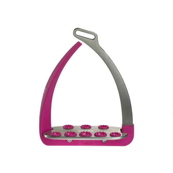 Strzemiona Veredus Vita Stirrup Steel1 - różowe