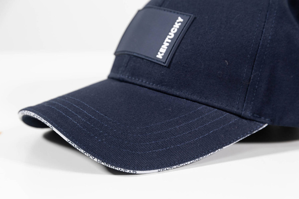 Kentucky czapka Rubber Logo - granatowa
