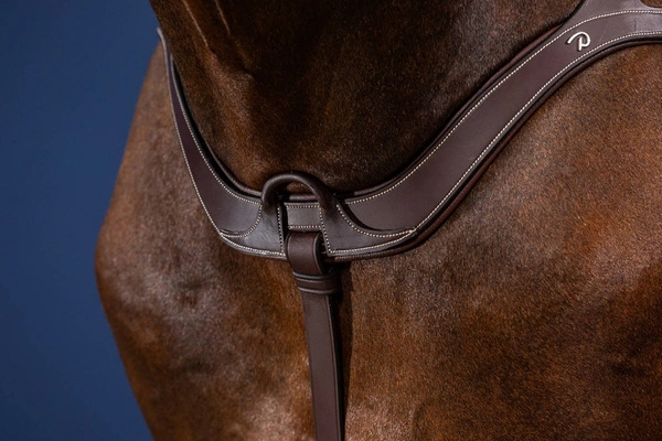 Anatomiczny skórzany napierśnik Dy'on US Jumping