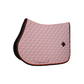 Kentucky czaprak Onion Quilt Neon Leather - pudrowy róż