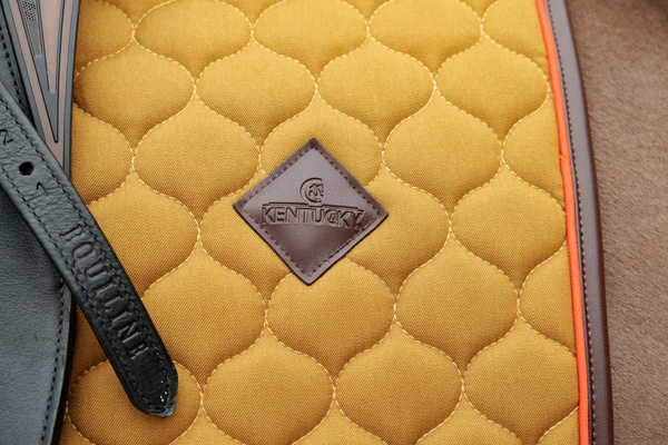 Kentucky czaprak Onion Quilt Neon Leather - khaki