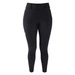Damskie legginsy Kentucky Classic z kolanowym lejem - granatowe