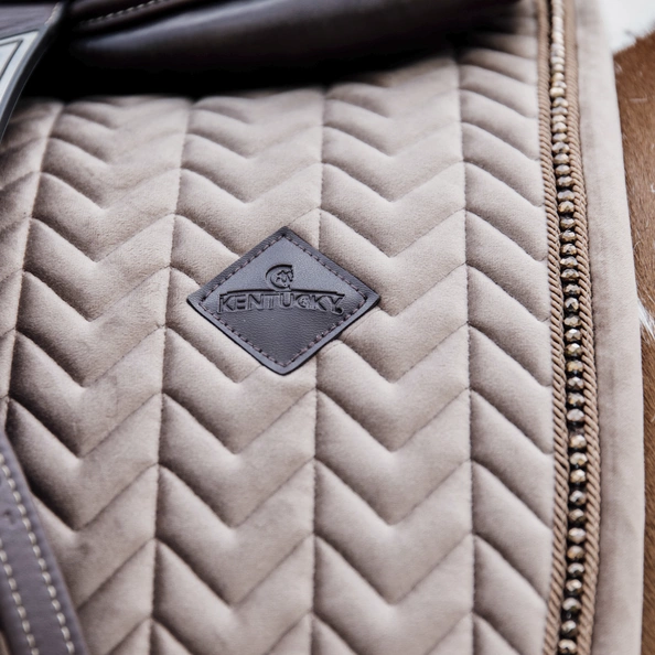 Kentucky czaprak Velvet Pearls - beżowy